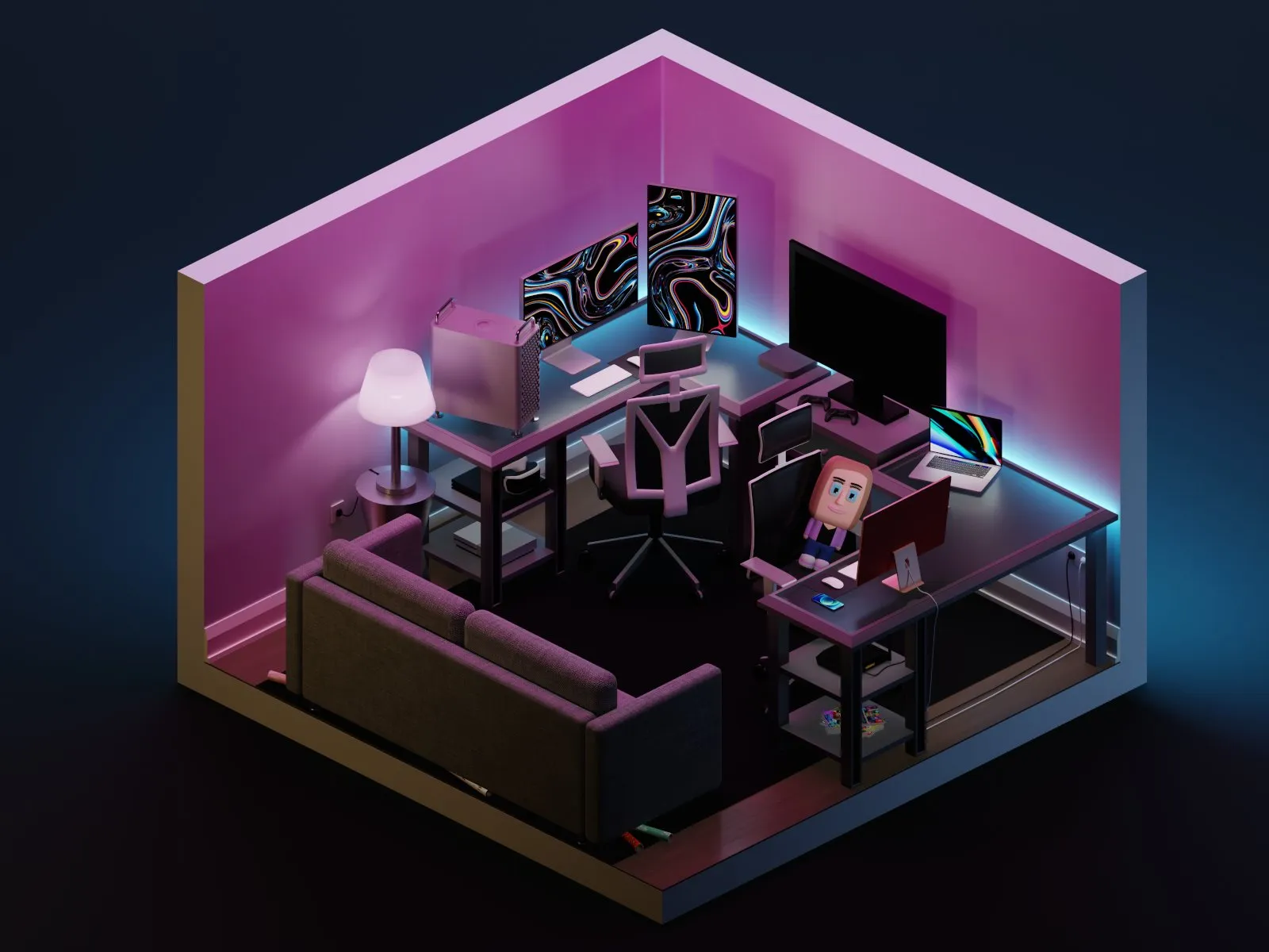 Isometric Room Series — 1