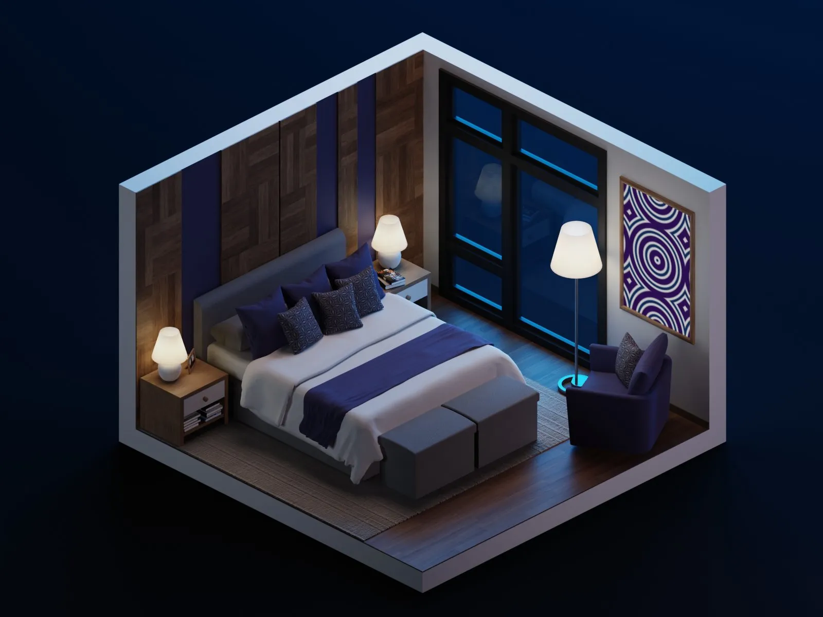 Isometric Room Series — 3