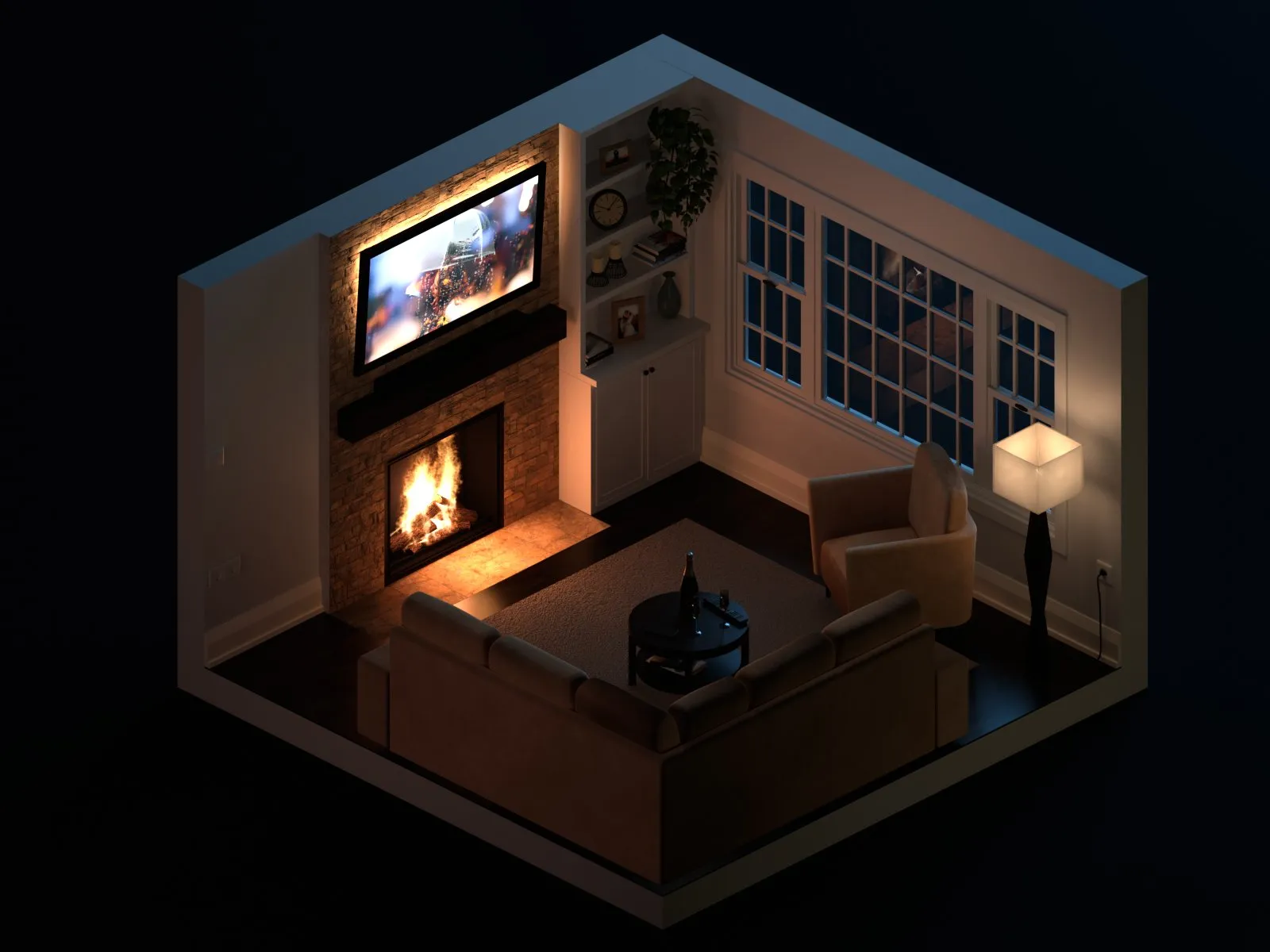 Isometric Room Series — 8