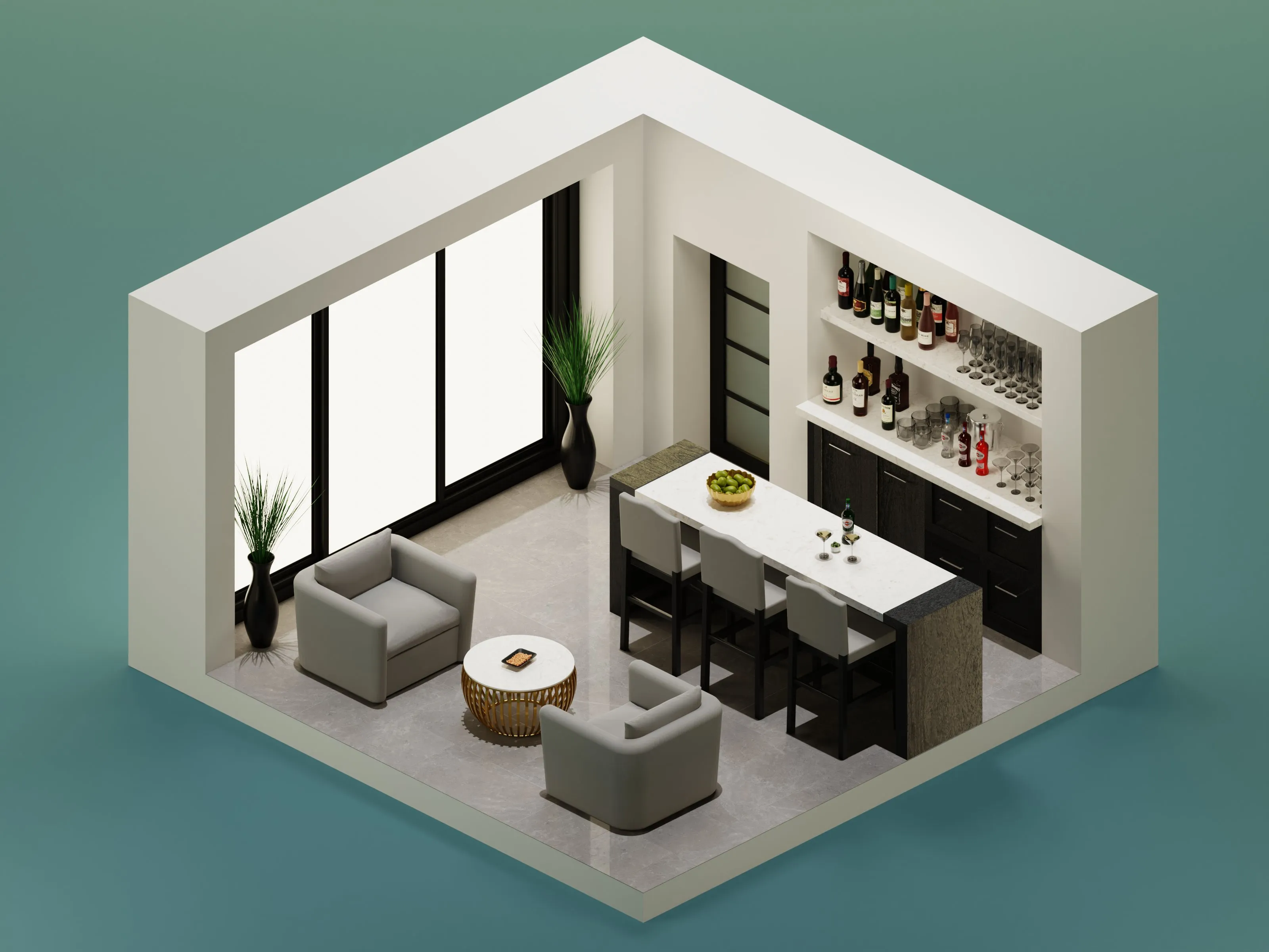 Isometric Room Series — 9
