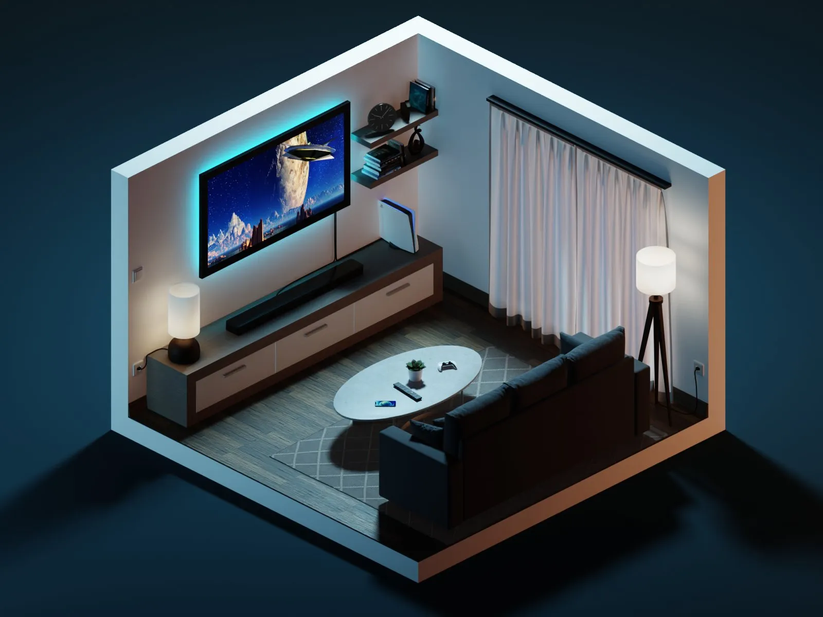 Isometric Room Series