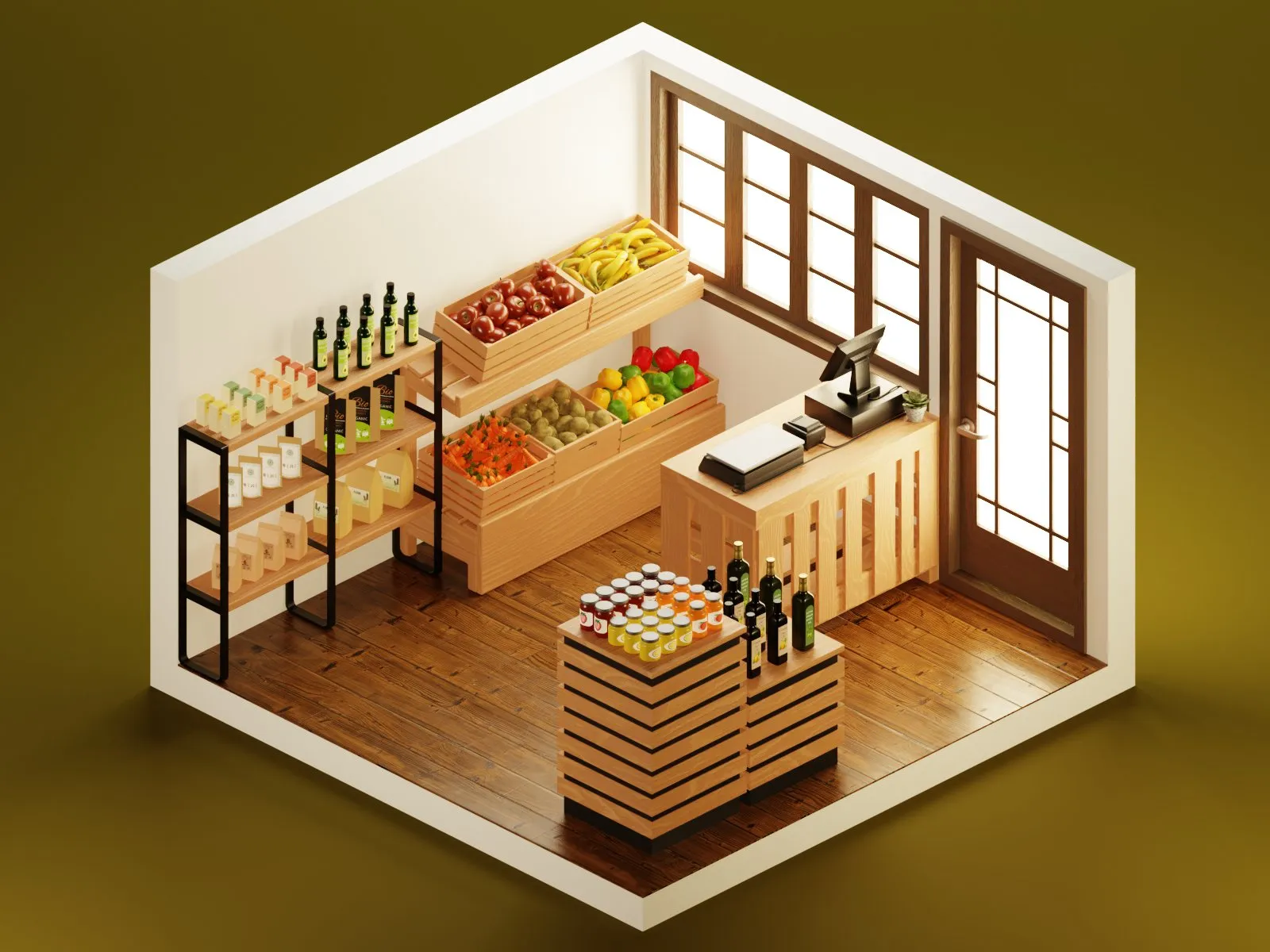 Isometric Room Series — 12