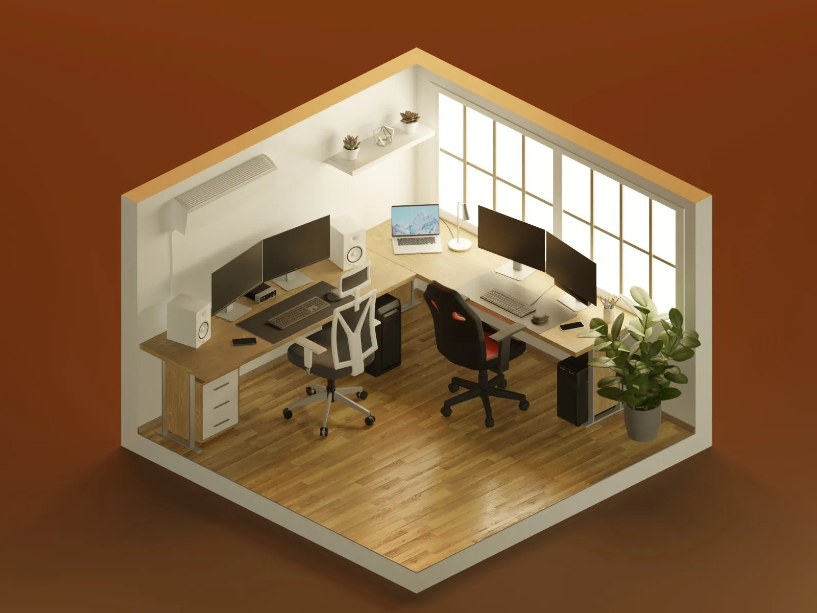 Isometric Room Series — 13