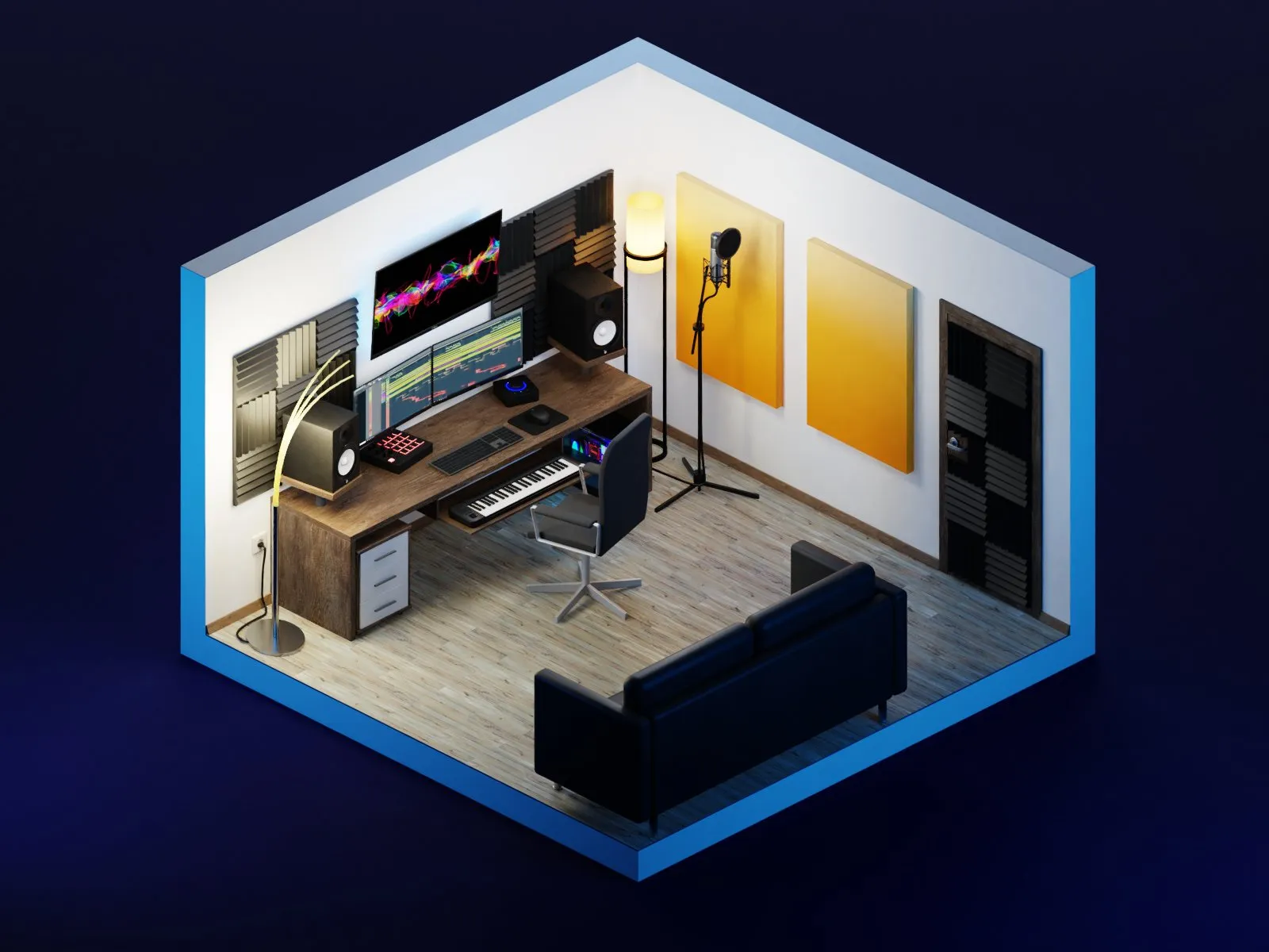 Isometric Room Series — 15