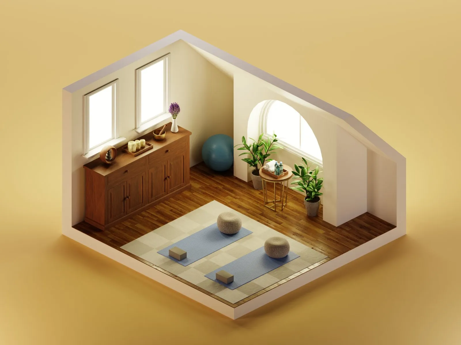 Isometric Room Series — 17