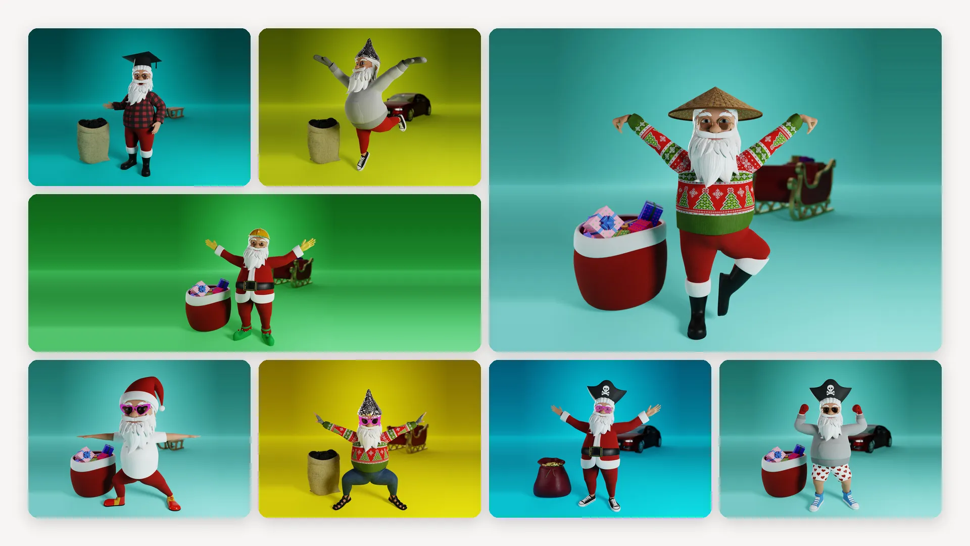 Funny Santas — 2